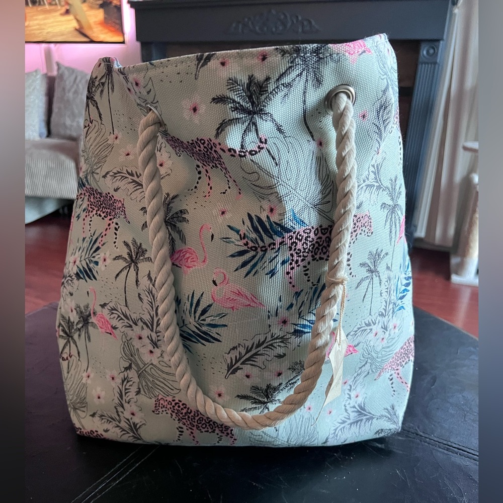 Ruggine Tropicak Canvas Tote Bag with Original Tag